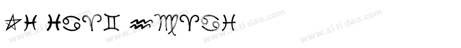 MF Star Dings 2字体转换
